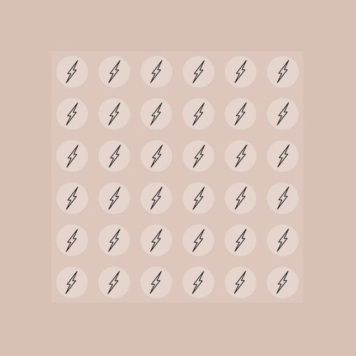 36 ‘ENERGY BOOST’ vitamin patches shown on a beige background.