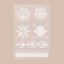 A 6-pack of white ‘Daily Defense’ patches, each with unique designs, on a beige background.
